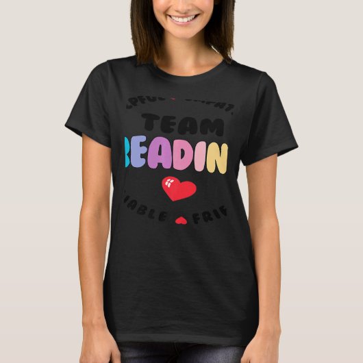 Reading Teacher Interventionist Specialist Literac T-Shirt (Vorderseite)