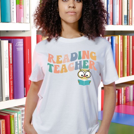 Reading Teacher Owl Tshirt