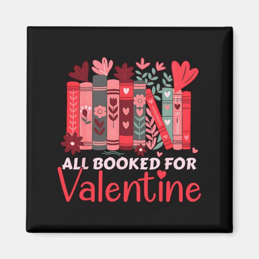 Reading Teacher Valentines Day All Booked For Val Magnet (Vorne)