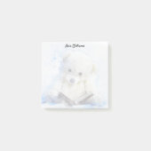 Reading Teddy Bear Post-it Klebezettel (Vorderseite)