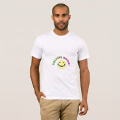 ReadingRocksSmiley Rosa überlagert T-Shirt (Vorne ganz)