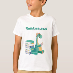 Readosaurus dinosaurier Lesebuch  T-Shirt