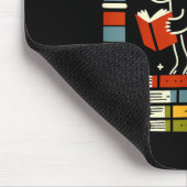 Readosaurus Funny Dinosaur Buch Reading Lover Men Mousepad (Ecke)