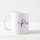 #ReadQueen-Tasse Kaffeetasse (Links)