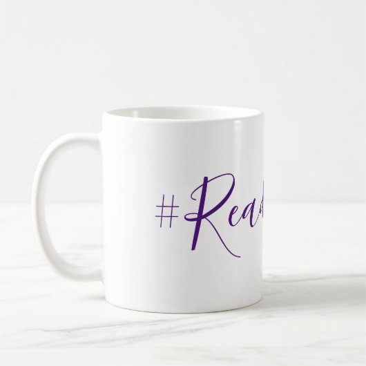 #ReadQueen-Tasse Kaffeetasse (Links)