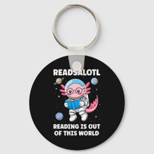 Readsalotl-Lesung ist aus dieser Welt lange Ärmel Schlüsselanhänger
