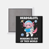 Readsalotl-Lesung ist außerirdisch Magnet (Vorderseite/Rückseite)
