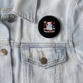 Readsolotl Axolotl liest Bücher cool lesen Kinder Button (Beispiel)