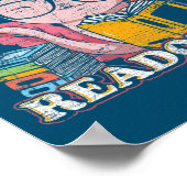 Readsolotl Lesen Buch Axolotl Funny Reading Fish Poster (Ecke)