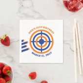 Ready, Aim, Party! Nerf Gun Themed Birthday Party Serviette (Beispiel)