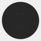 Ready For Every New Chapter In Life Runder Aufkleber (Vorderseite)