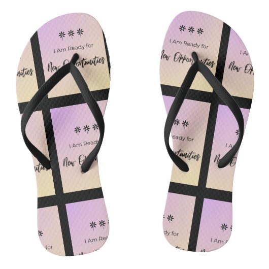 Ready for New Opportunities Badesandalen (Fußbett)