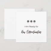 Ready for New Opportunities Einladung (Vorne/Hinten)