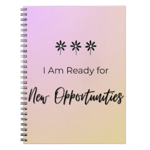 Ready for New Opportunities Notizblock