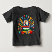 Ready for School: Dynamic Back to School Essential Baby T-shirt (Vorderseite)