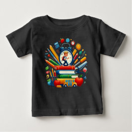 Ready for School: Dynamic Back to School Essential Baby T-shirt