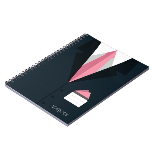 Ready for Service! – "Blue Gala" Notebook Notizblock (Linke Seite)