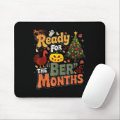 Ready For The Ber Months Fall Lover Autumnal Leave Mousepad (Mit Mouse)