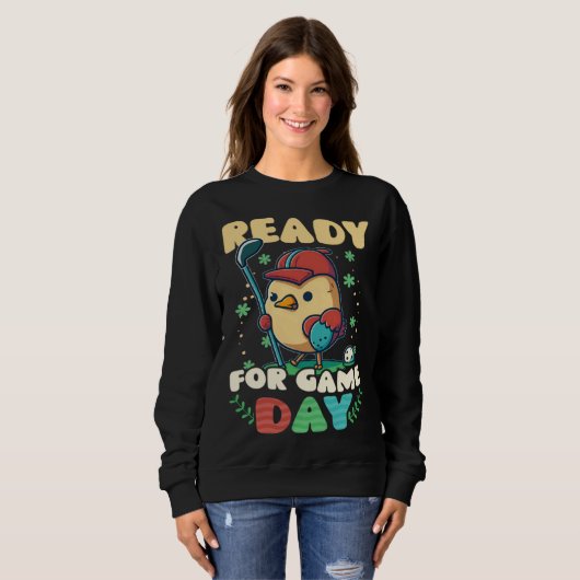 Ready Game Day Golf Easter Sweatshirt (Vorne ganz)