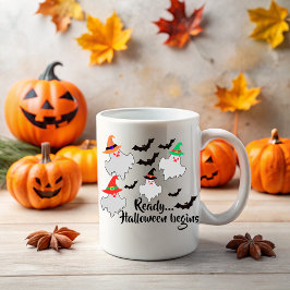 "Ready, Halloween begins", Tasse