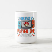 Ready Player One Mode Pixel Art Gaming Shirt Kaffeetasse (Mittel)