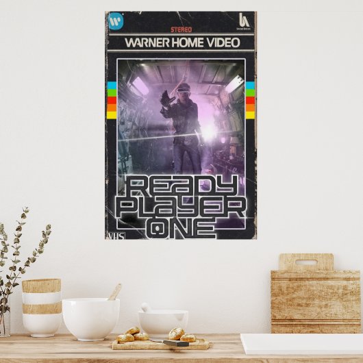 Ready Player One VHS Cover Poster (Küche)
