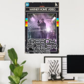 Ready Player One VHS Cover Poster (Heimbüro)