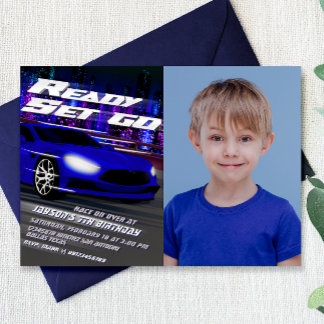 Ready Set Go mit Bild Einladung