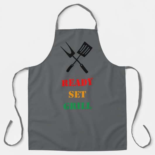 Ready, set, grill schürze (Vorderseite)