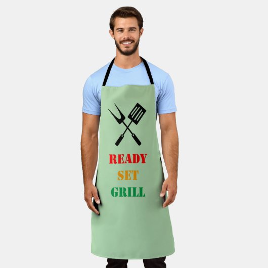Ready, set, grill schürze (Getragen)