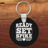 Ready Set Spike Schlüsselanhänger (Vorderseite)
