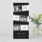 Ready Set Wed Foto Save the Date Film Einladung (Stehend Vorderseite)