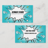 READY - Superheroe Visitenkarte (Vorne/Hinten)