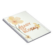 Ready to Bloom Notebook Notizblock (Rechte Seite)