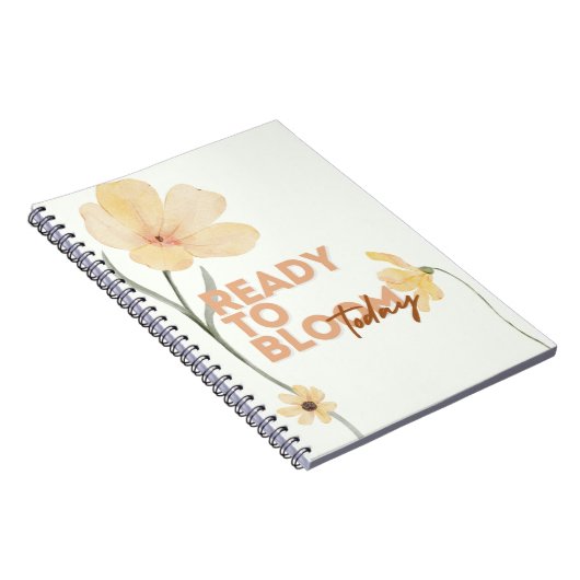Ready to Bloom Notebook Notizblock (Rechte Seite)