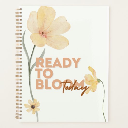 Ready to Bloom Planner Planer (Vorderseite)