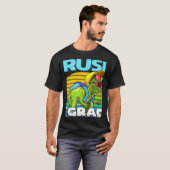 Ready To Crush 1st Grade Dinosaur Back To School B T-Shirt (Vorne ganz)