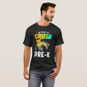 Ready To Crush Pre K Dinosaur Monster Truck back T T-Shirt (Vorne ganz)