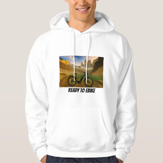 Ready to EBIKE Hoodie (Vorderseite)