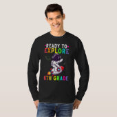 Ready To Explore 6th Grade Cute Astronaut Boys Gir T-Shirt (Vorne ganz)