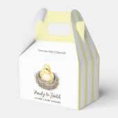 Ready To Hatch Yellow Spring Chick Baby Shower Geschenkschachtel (Vorderseite)