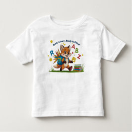 "Ready to Learn, Ready to Shine!" – Cute Kindergar Kleinkind T-shirt