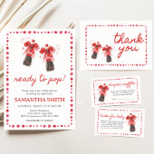 Ready to Pop Baby Shower  Einladung