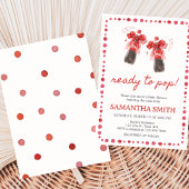 Ready to Pop Baby Shower  Einladung