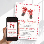 Ready to Pop Baby Shower  Einladung