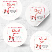 Ready to Pop Baby Shower Runder Aufkleber