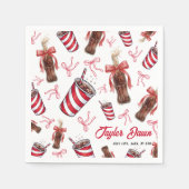 Ready to Pop Cola Baby Shower Serviette (Vorderseite)