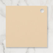 Ready to Pop Retro 1950s Maternity Baby Shower  Geschenkanhänger (Rückseite)