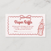 Ready to Pop Soda Baby Shower Diaper Raffle Begleitkarte (Vorderseite)