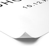 Ready To Pop Soda Bottle Baby Shower Welcome Sign Poster (Ecke)